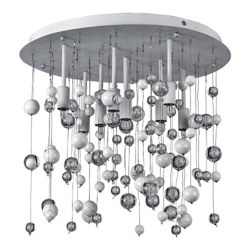 Ideal Lux Plafoniera NEVE pl8 Bianco (40,5x31,5cm) 101170 8 luci - G9 - Max 320W
