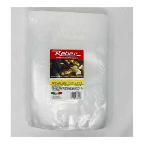 Reber Sacchetti sottovuoto Goffrati 25x35 cm 6724 N 100pz