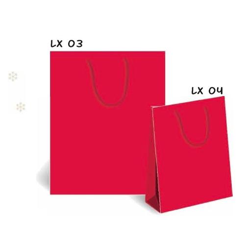 Marpimar Shopper regalo (26x12x32 cm) Luxury Rosso LX04