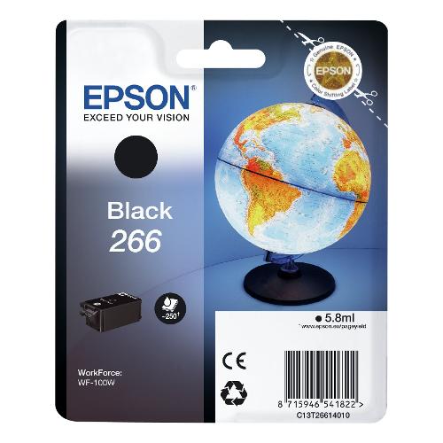 Epson Cartuccia stampante Serie Mappamondo Nero 266 C13T26614020