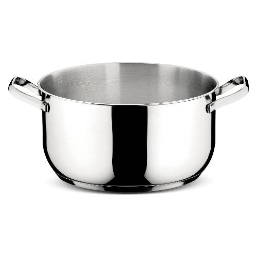 Pentola in acciaio inox per induzione con 2 maniglie modello Professional,  diam. 26cm