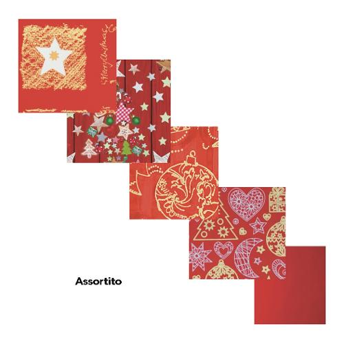 Star Rotolo carta regalo natalizia Red Christmas Assortito (300x100 cm)