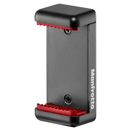 Manfrotto Adattatore smartphone PIXI Clamp Black e Red attacco 1/4” MCLAMP