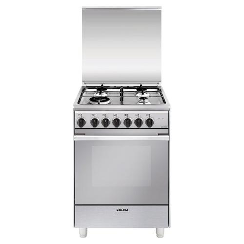 La Germania AMN664GXV Americana Cucina cm. 60 inox 4 fuochi a gas - forno  singolo a gas