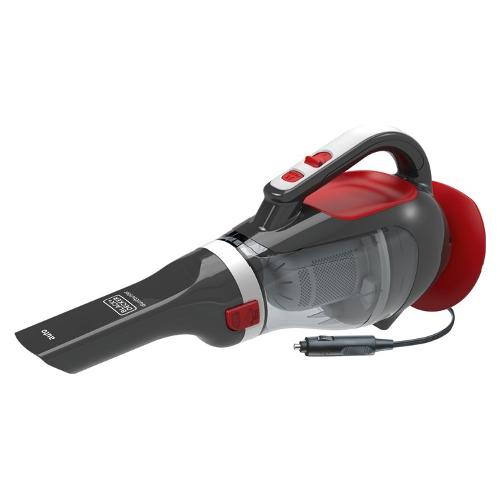 Black & Decker Mini aspirapolvere DUSTBUSTER Rosso e Grigio 12V ADV 1200 XJ Accendisigari