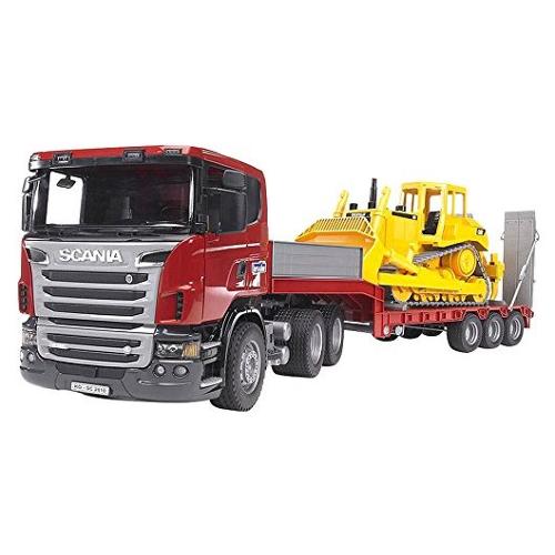 Bruder Camion articolato con caterpillar SCANIA 03555