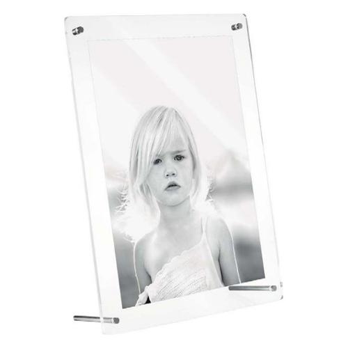 Mascagni Portafoto (per 1f 15x20 cm ) muro e tavolo THIN Trasparente A495
