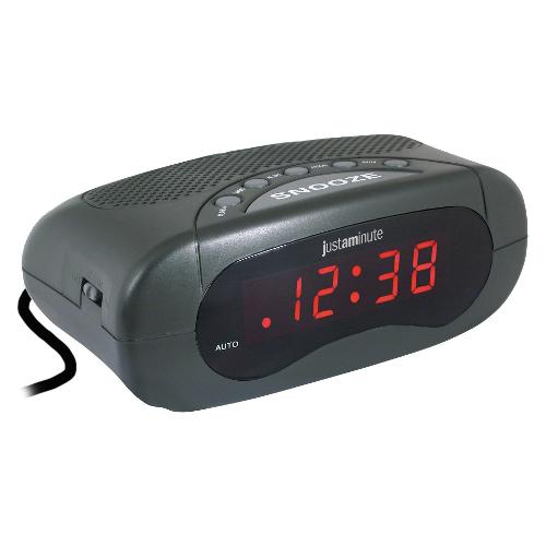 Explore Scientific Orologio Sveglia Digitale con Proiezione ora Display LCD  Funzione Snooze colore Nero - RDP1001BLK