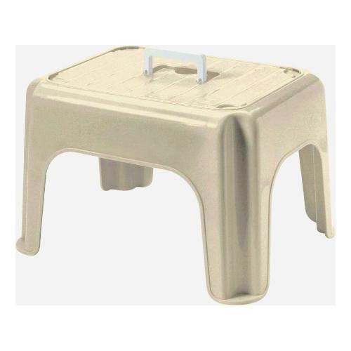 Sgabello bagno Impilabile con Manico DUMBO STOOL Bianco 39 x 30 x 24 cm  8101194112