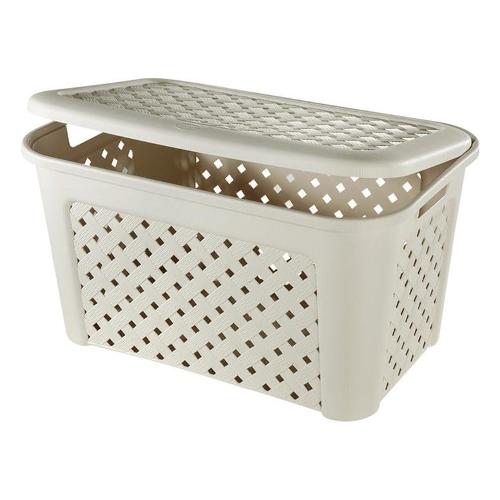Tontarelli Cesta con coperchio (43,5x33,5x26cm) ARIANNA Angora 8105406210