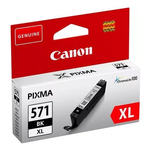 Canon Cartuccia stampante Linea CLI-571 Nero CHROMALIFE 100 Cli 571Bk Xl 0331C001