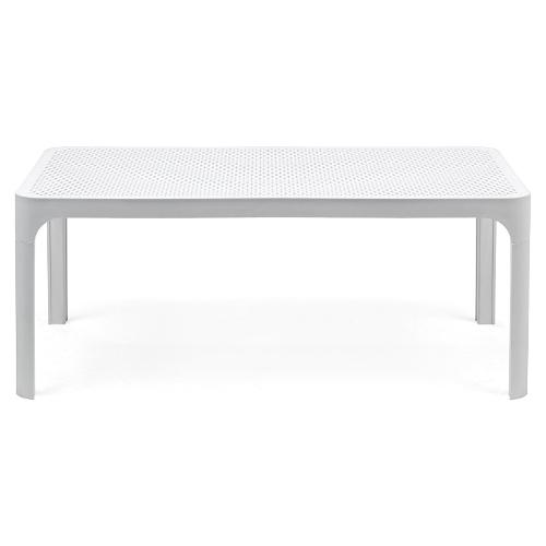 Nardi Tavolino da esterno polipropilene NET Table 100 Bianco (100x60x40cm) 40064 00 000