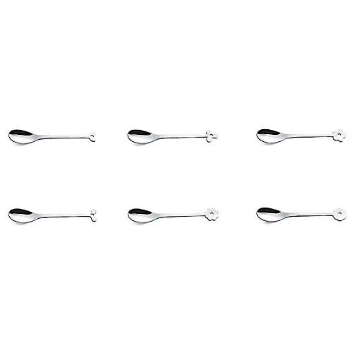 Eme Set cucchiaini caffè 6 pz Inox (11,2cm) CADEAU Cromo lucido PL6100CD