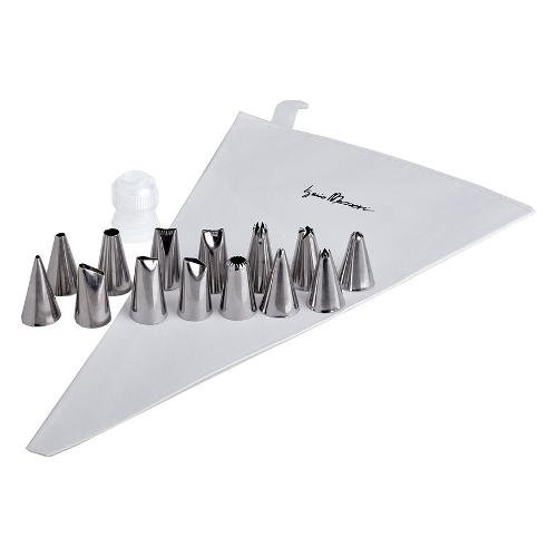 Ghidini Cipriano Sacco decoratore dolci 1 pz (27cm) con 14 beccucci PASTICCERIA DI PRECISIONE IGINIO MASSARI Bianco 3527