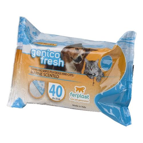 Ferplast Set salviette igieniche animali Genico Fresh 40 pz Essenza marina 85312609