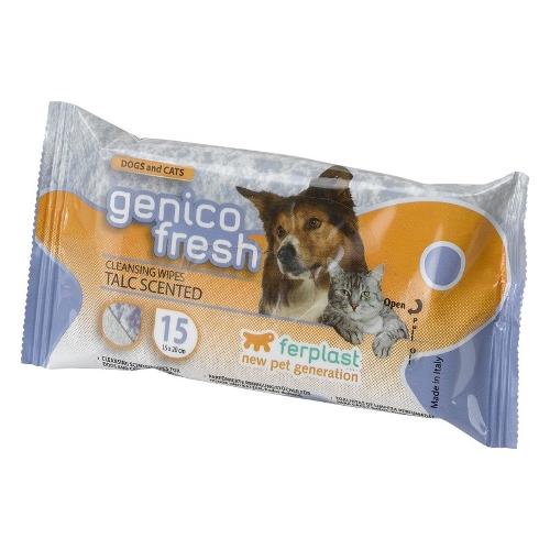 Ferplast Set salviette igieniche animali Genico Fresh 40 pz Talco 85312605