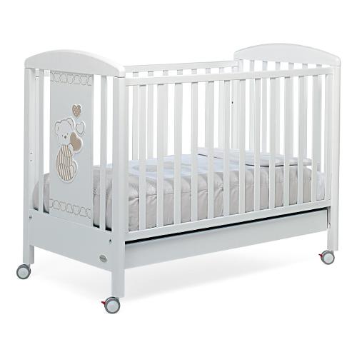 Foppapedretti Lettino infanzia DOLCECUORE 500 (131x73x103cm) Bianco 176474