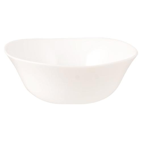 Bormioli Rocco Coppa Vetro temperato (15cm) Quadra PARMA Bianco opale