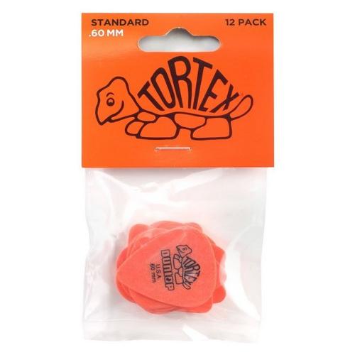 Dunlop Plettri TORTEX Standard 12pz Arancio 418P 60