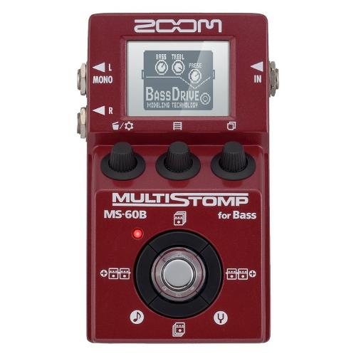 Zoom Multieffetto basso MULTISTOMP Ms 60B Red