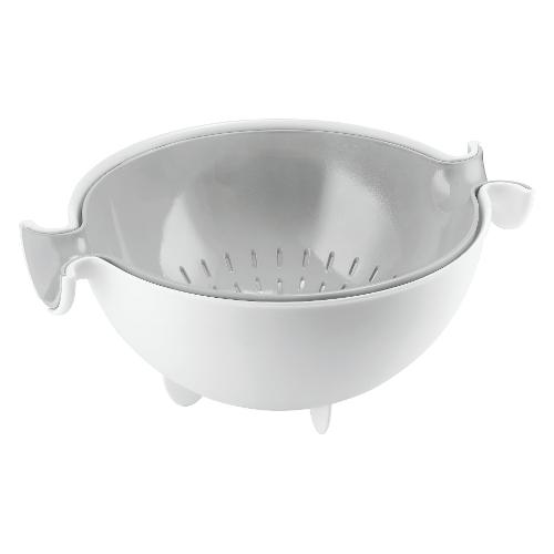 Guzzini Set scolatutto con contenitore MY KITCHEN Grigio perlato 29250033