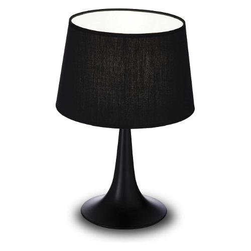 Ideal Lux Lampada tavolo LONDON tl1 small Nero (23,5x36,5cm) 110554 1 luce - E27 - Max 60W