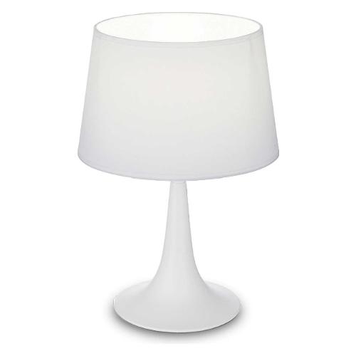 Ideal Lux Lampada tavolo LONDON tl1 small Bianco (23,5x36,5cm) 110530 1 luce - E27 - Max 60W