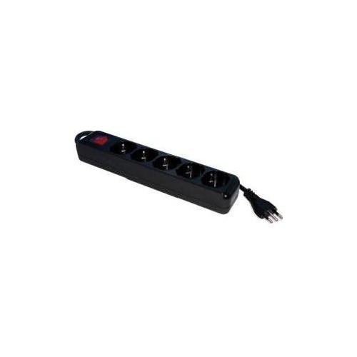 Tecnoware Multipresa tavolo 5 uscite con interruttore 10/16A Nero FMP5IIG5B