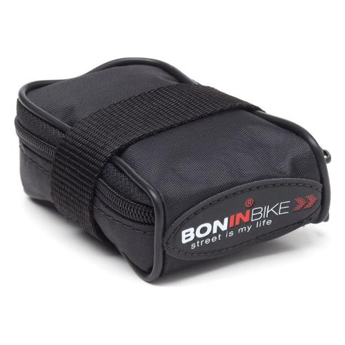 Bonin Borsetta sottosella per bici corsa (13x7x3,5cm) Nero CVB475