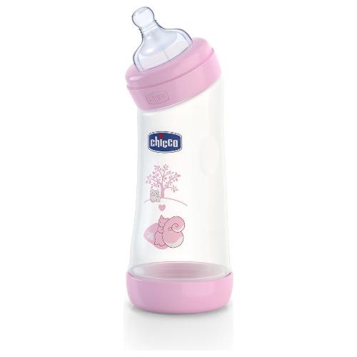 Chicco Biberon Angolare 0+ Girl (250ml) Rosa 20621 110