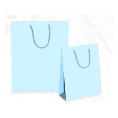 Marpimar Shopper regalo (26x12x32 cm) Luxury Azzurro LX16