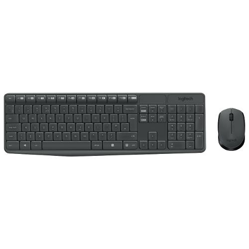 Logitech Tastiera e mouse MK SERIES Mk235 Black 920 007913