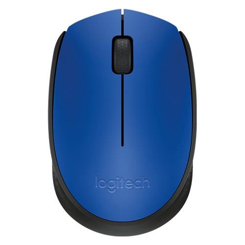 Logitech Mouse Consumer M SERIES M171 Black e Blue 910 004640