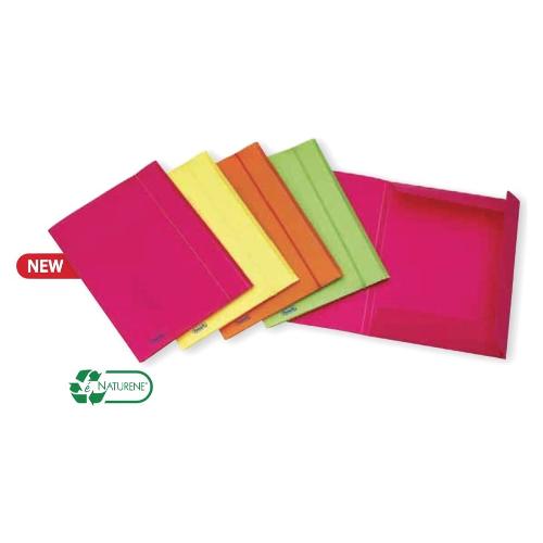 Favorit Cartellina 3 lembi con elastico Neon Assortito (25x1x34,5 cm) 400066846