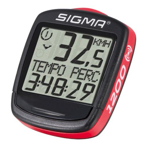 Bonin Ciclocomputer Wireless Bc1200 12F SIGMA Nero e Rosso CVC937