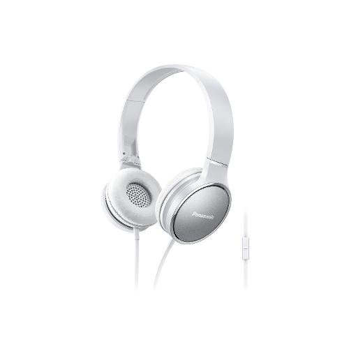 Panasonic Cuffie microfono filo Pieghevoli White RP HF300ME W