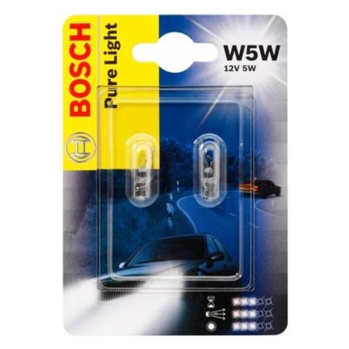 Bosch Set lampadine auto W5W 5,0 W PURE LIGHT 987301026