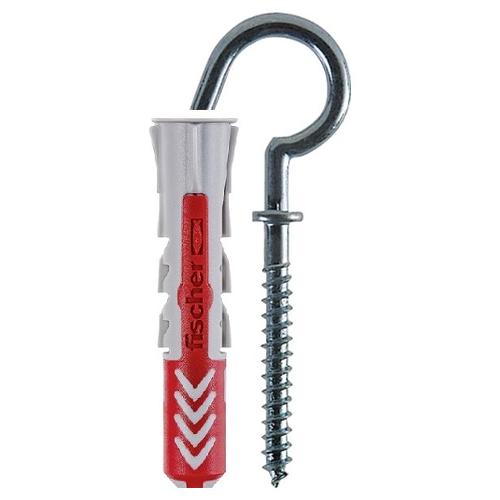 Fischer Set tasselli bimateriale, occhiolo aperto (6 mm) Duopower 6 C 1 K 537633