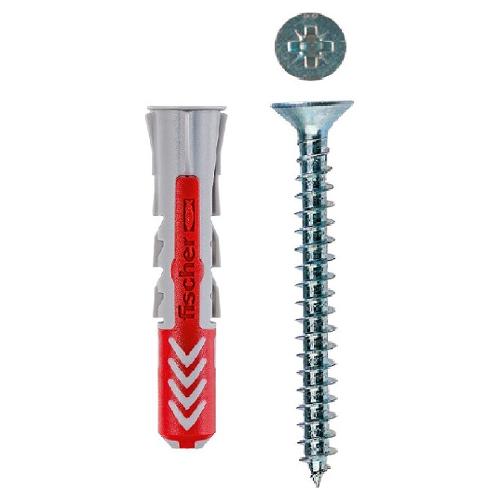 Fischer Set tasselli bimateriale con vite (6 mm) Duopower 6 S K 537625