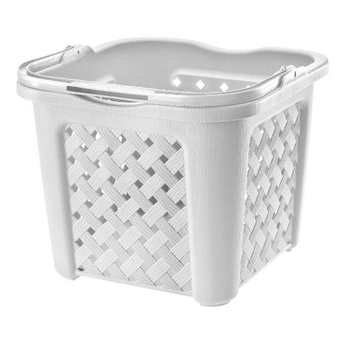 Tontarelli Cesta con manico (38x38x31,5cm) ARIANNA Angora 8065448112
