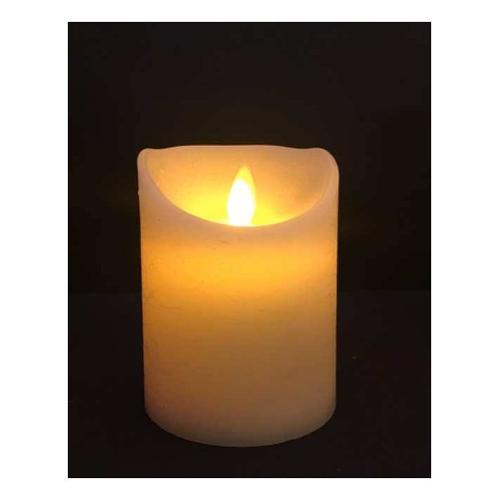Lotti Candela led (7,5x10cm) effetto fiamma con timer Avorio 37700