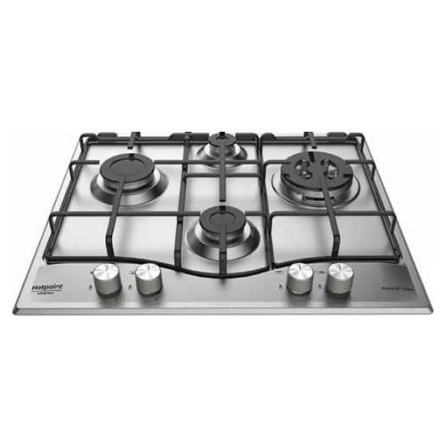 Hotpoint Piano cottura gas 4 zone Pcn 642 T Ix Ha Inox (60cm) F100571