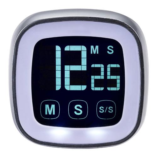 Ghidini Cipriano Timer cucina (7,6x2,5x7,6cm) DAILY Silver 0374