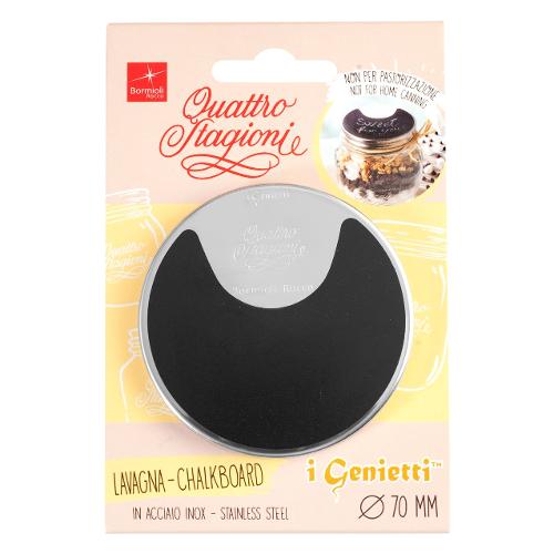 Bormioli Rocco Tappo (7cm) lavagna QUATTRO STAGIONI Nero