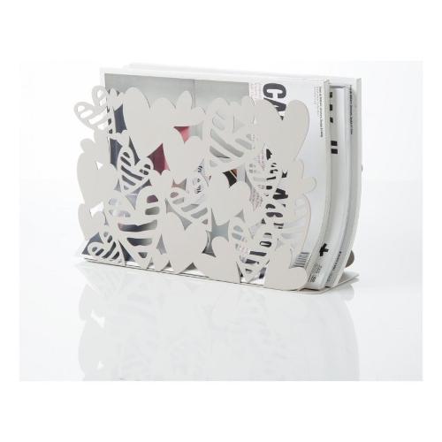 Brandani Porta riviste (30x10x20cm) Batticuore Tortora 54247