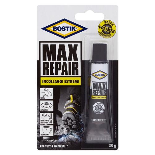 Uhu Bostik Collante a contatto universale Max Repair Trasparente tubetto 20 gr 64379