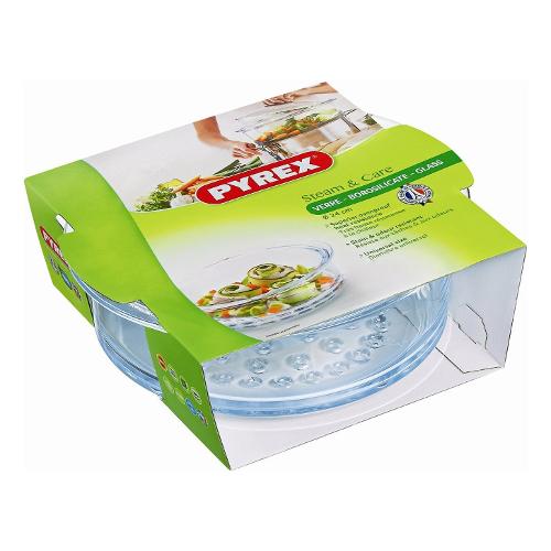 Pyrex Cestello cuoci vapore Vetro (24cm) Trasparente P05N000 7044