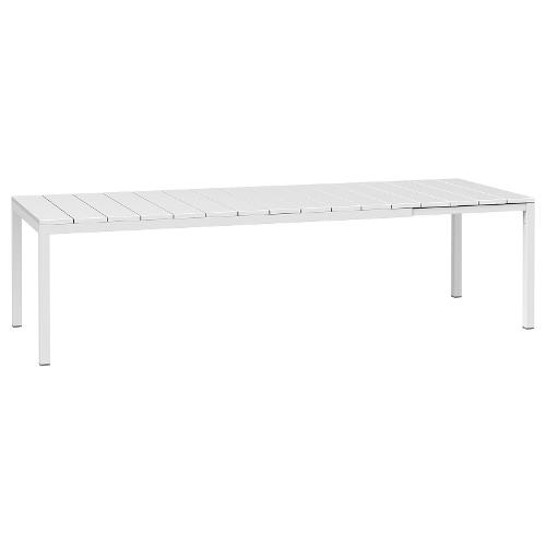 Nardi Tavolo da esterno alluminio RIO 210 Extensible Allungabile Bianco (210-280x100x76cm) 48253 00 000