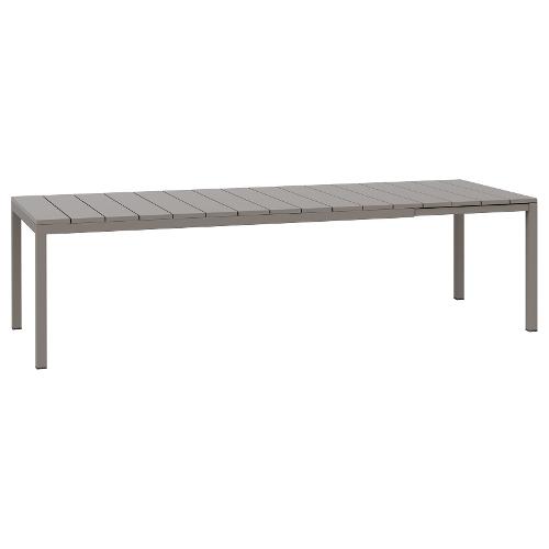 Nardi Tavolo da esterno alluminio RIO 210 Extensible Allungabile Tortora (210-280x100x76cm) 48259 10 000