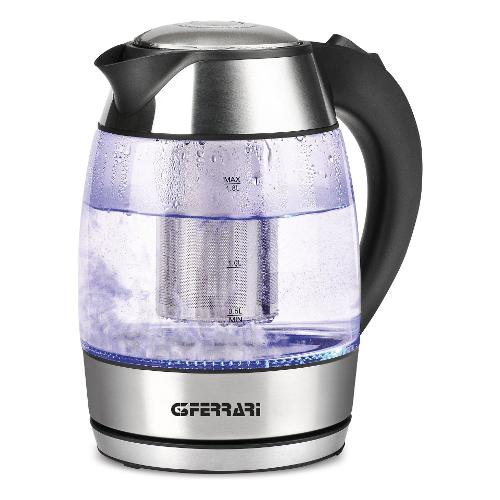 G3 Ferrari Bollitore elettrico (1,8L) Bolle Blu Inox e Trasparente G10066 2200W